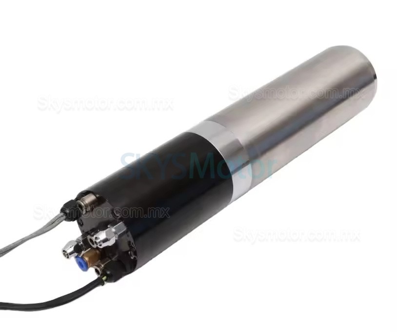 Motor de husillo ATC (cambio autom&aacute;tico de herramientas) refrigerado por agua de 1,5kW, 220V/380V, JGL-80-1.5K, 0,6Nm, 24000RPM, ISO20